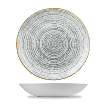 Homespun Stone Grey Coupe Bowl 24.8cm